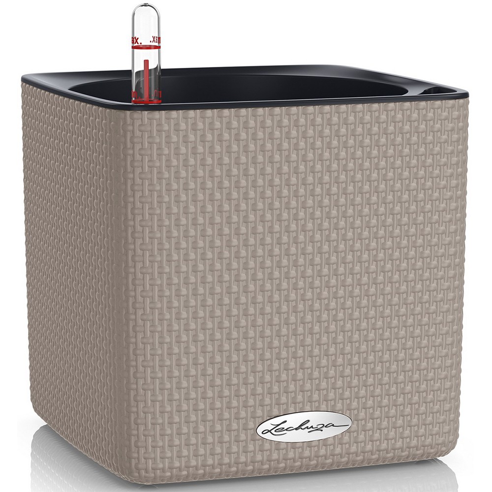 Розумний вазон Lechuza Cube Color 16 1,75 л пісочно-коричневий 13488