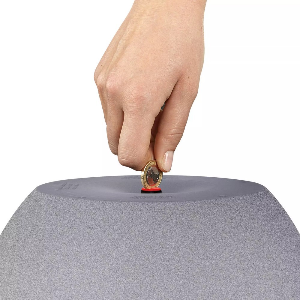 Кашпо Lechuza Cubeto Stone 40 кварцовий білий 13847