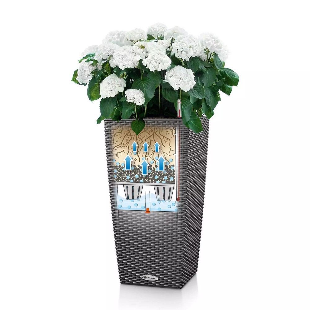 Розумний вазон Lechuza Cubico Cottage 40 31 л пісочно-коричневий 15288