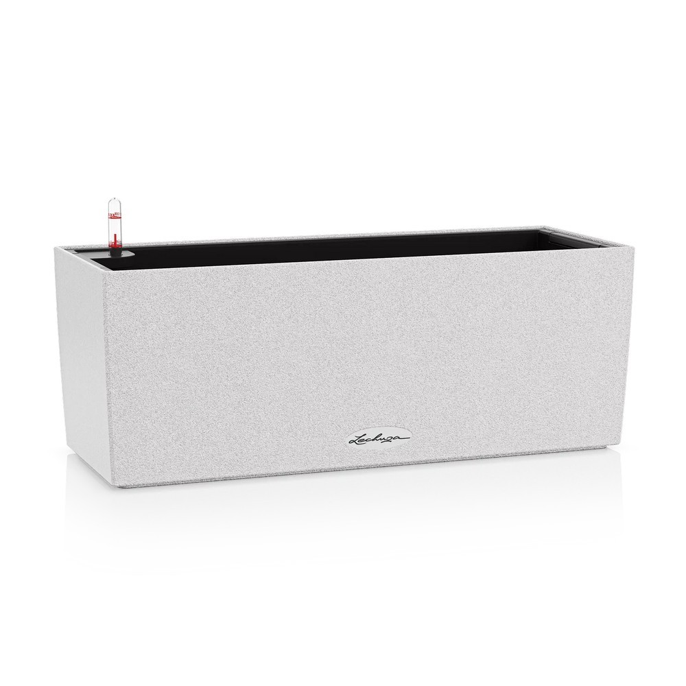 Вазон Lechuza Balconera Stone 80 кварцовий білий 15667