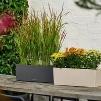 Вазон Lechuza Balconera Stone 80 кварцовий білий 15667