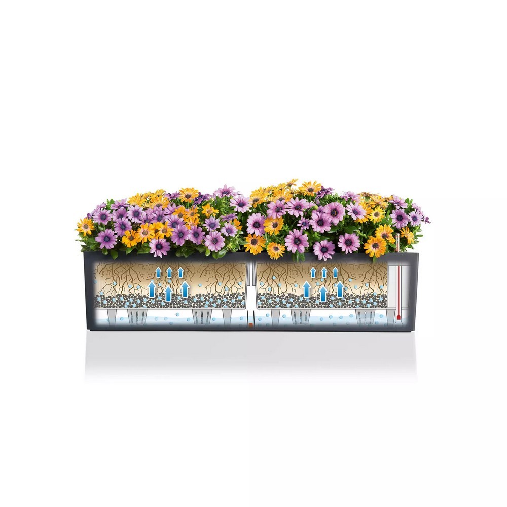 Розумний вазон Lechuza Balconera Color 80 12 л світло-сірий 15707