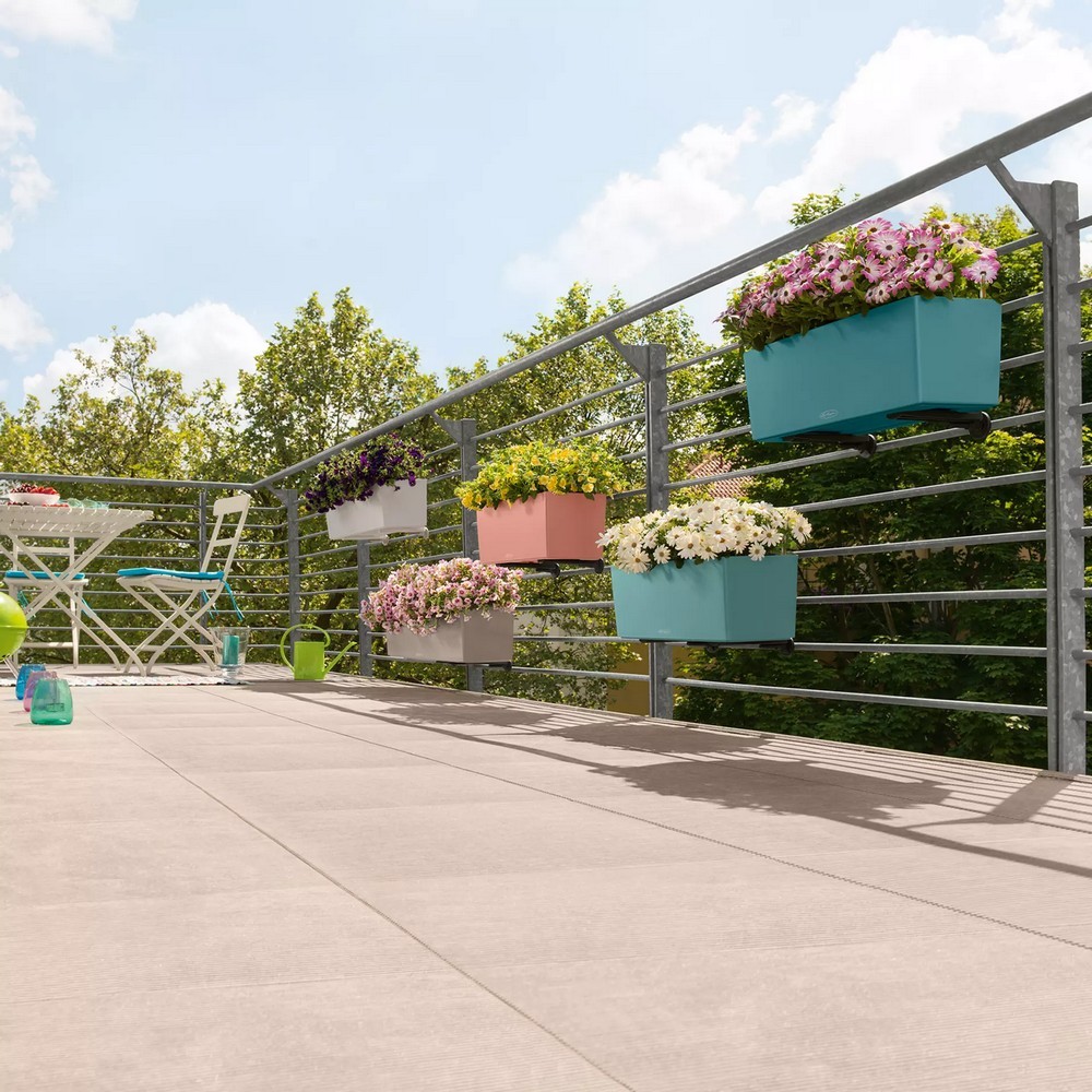 Розумний вазон Lechuza Balconera Color 80 12 л світло-сірий 15707