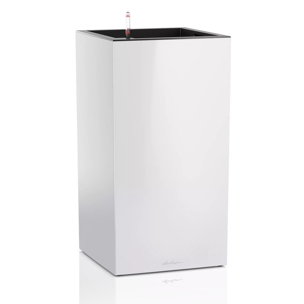 Розумний вазон Lechuza Canto Premium 40 High 29 л блискучий білий 13650