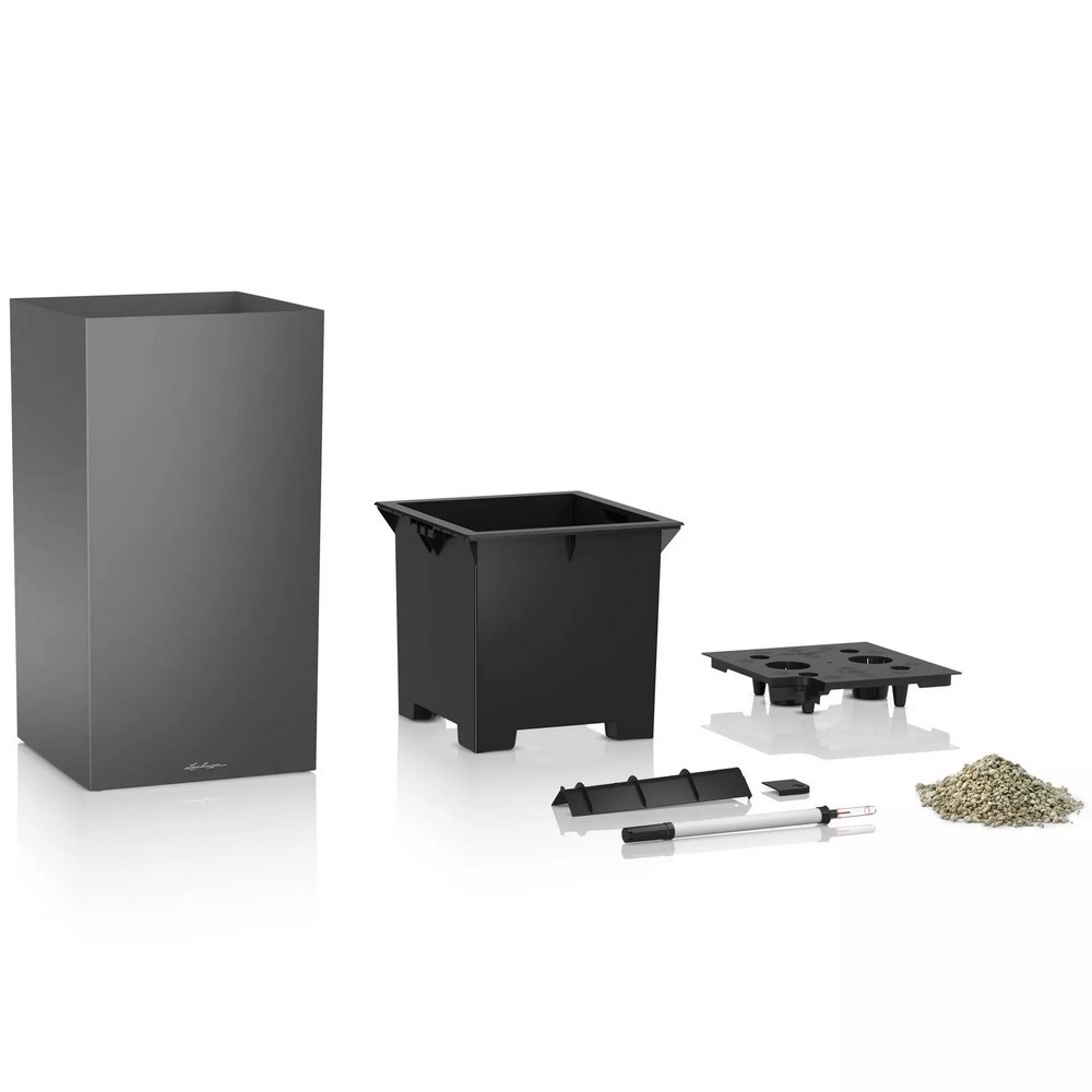 Розумний вазон Lechuza Canto Premium 40 High 29 л блискучий білий 13650