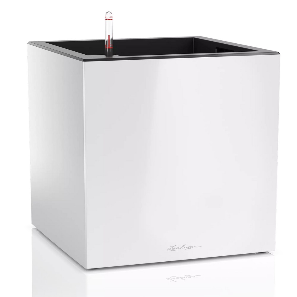 Розумний вазон Lechuza Canto Premium 40 low 29 л білий блискучий 13750