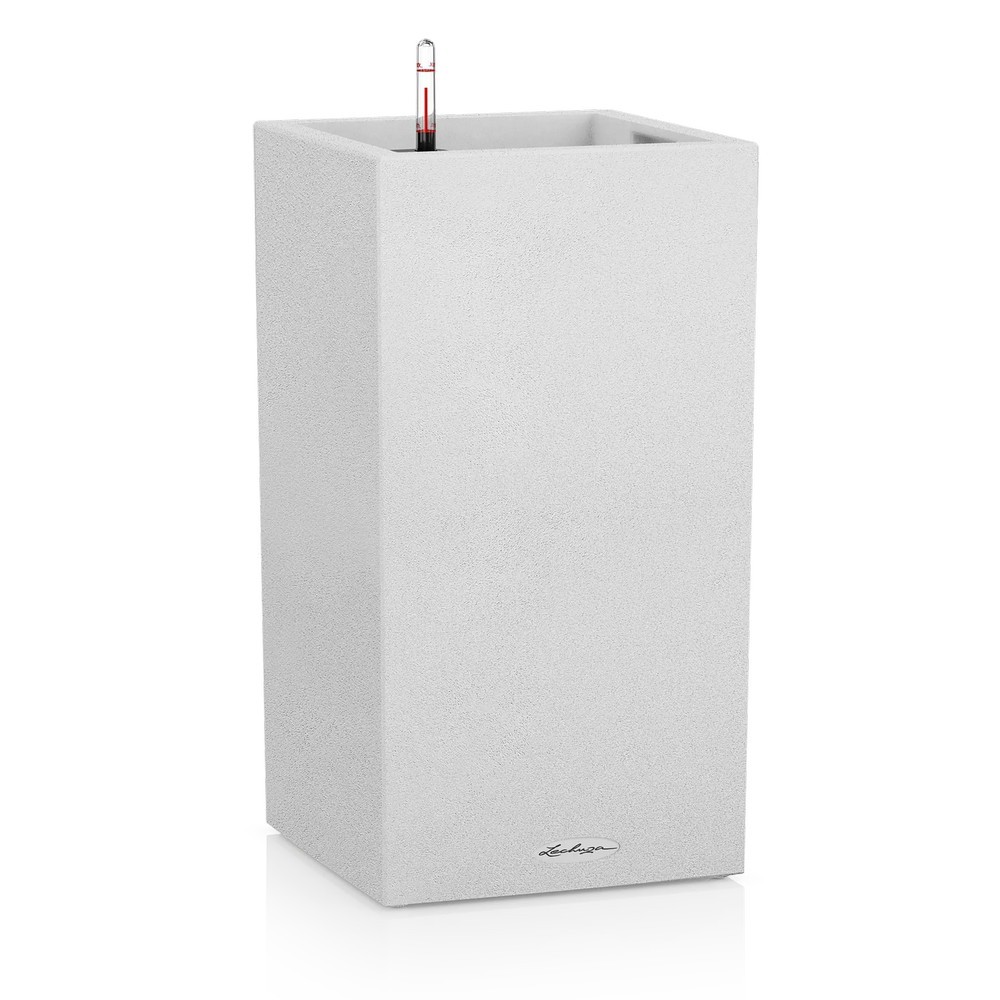 Розумний вазон Lechuza Canto Stone 40 high 29 л кварцовий білий 13627