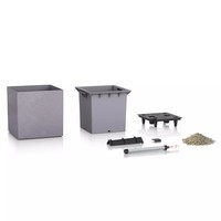 Фото Розумний вазон Lechuza Canto Stone 40 low 29 л кварцовий білий 13727