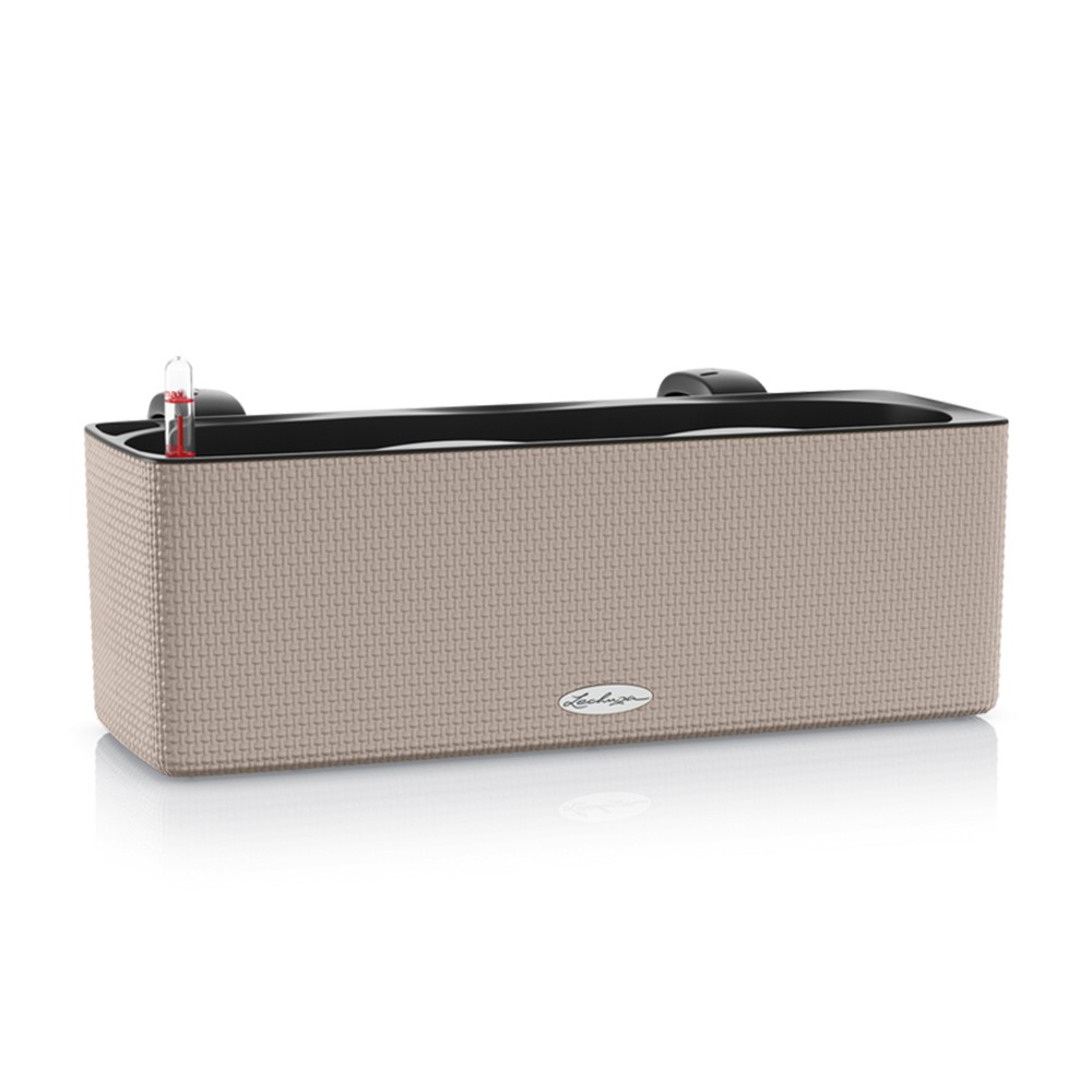 Розумний вазон Lechuza Cube Color Triple 40 пісочно-коричневий 13686