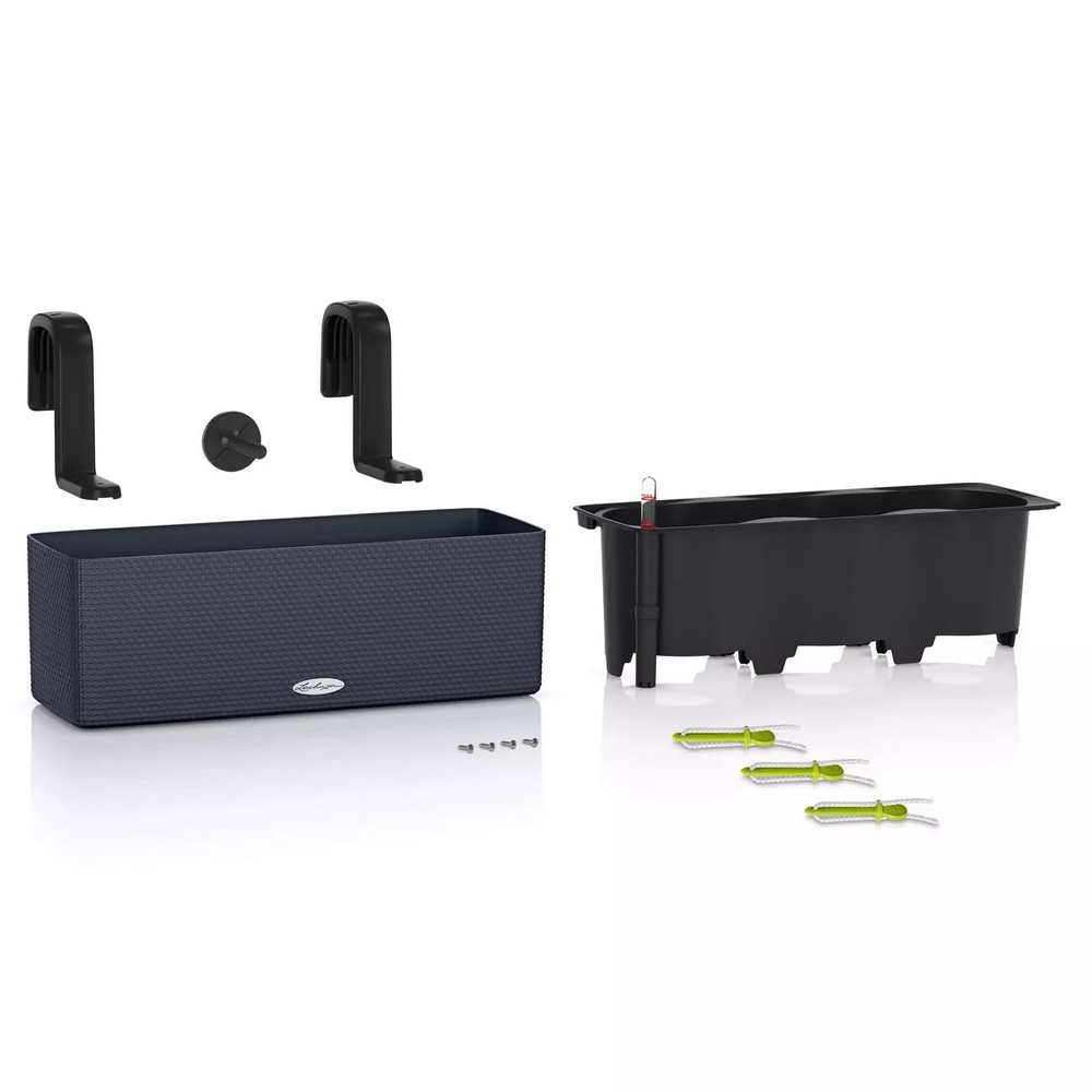 Розумний вазон Lechuza Cube Color Triple 40 пісочно-коричневий 13686