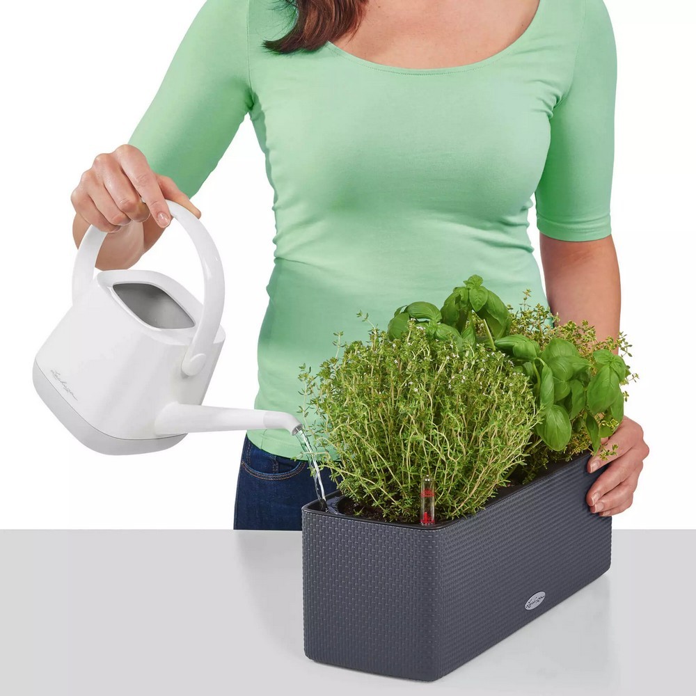 Розумний вазон Lechuza Cube Color Triple 40 пісочно-коричневий 13686