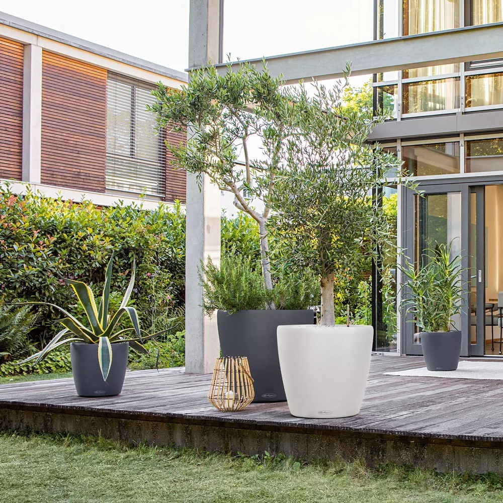 Розумний вазон Lechuza Classico Color 70 26,5 л сірий 13424