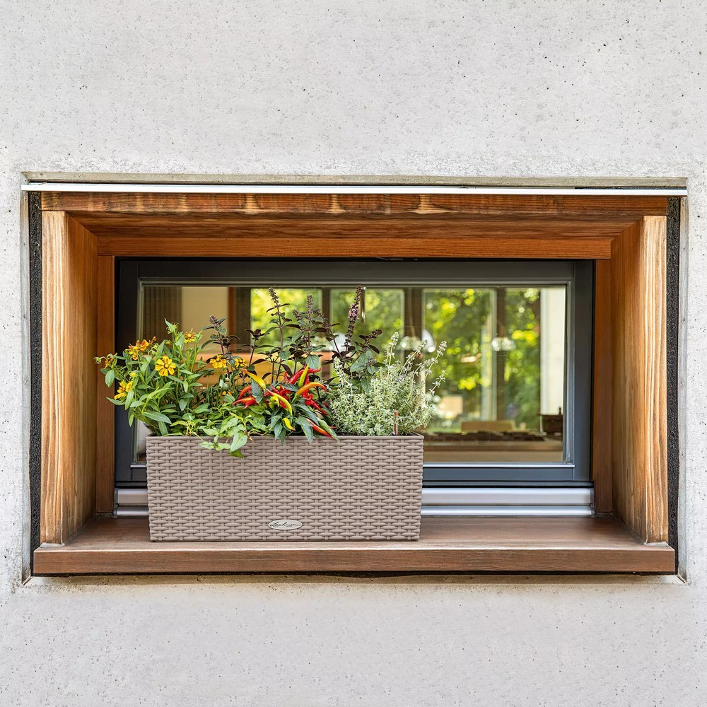 Розумний вазон Lechuza Balconera Cottage 50 чорний 15639