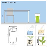 Фото Кашпо Lechuza Cilindro Color 23 5,5 л 13948