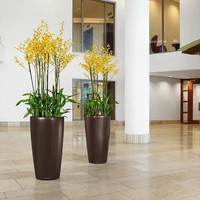 Вазон Lechuza Rondo 40 чорний матовий 15745