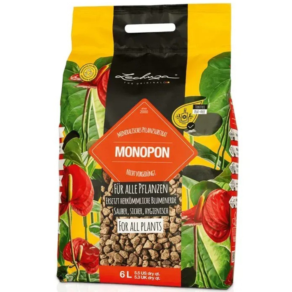 Субстрат Lechuza багатокомпонентний MONO PON 6 л 19549