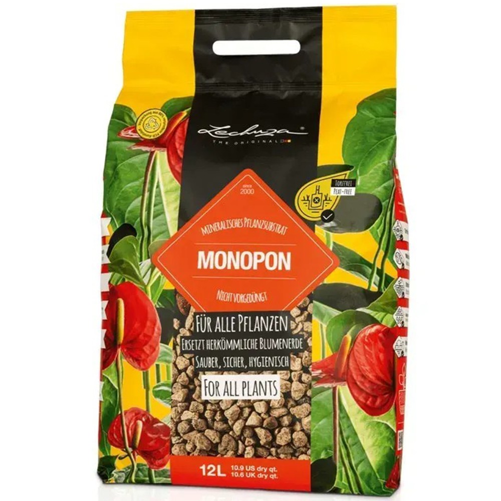 Субстрат Lechuza багатокомпонентний MONO PON 12 л 19550