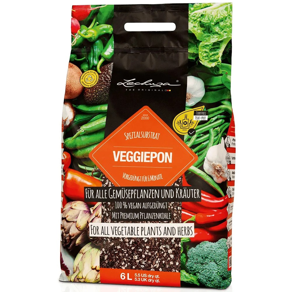 Субстрат Lechuza для овочів VEGGIE-PON 6 л 19591